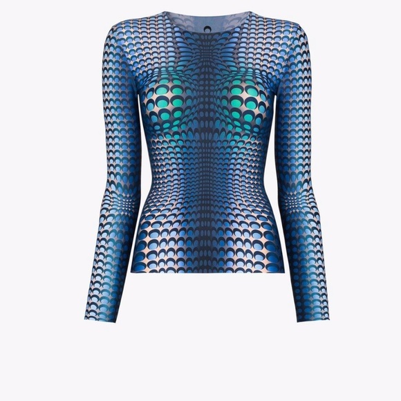 Marine Serre Moonfish second skin top - Picture 1 of 6